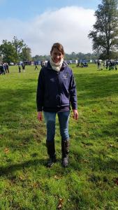 Soaked after the wash down at the end of cross country! 